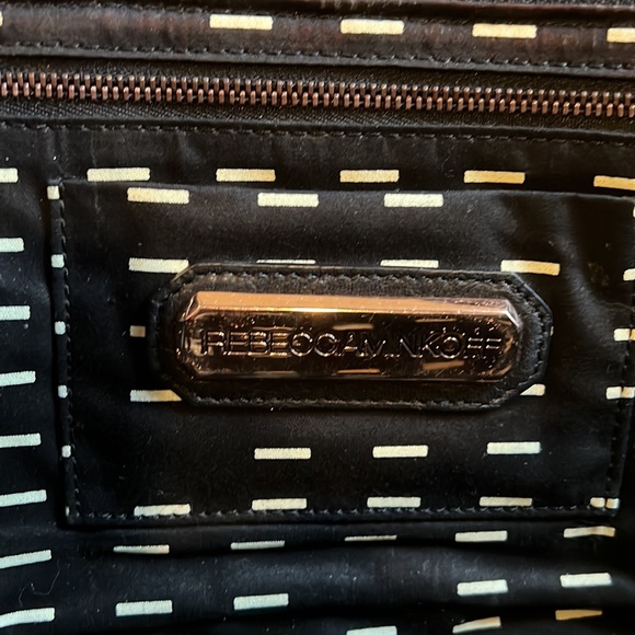 Authentic Rebecca Minkoff black leather clutch bag - Picture 4 of 6